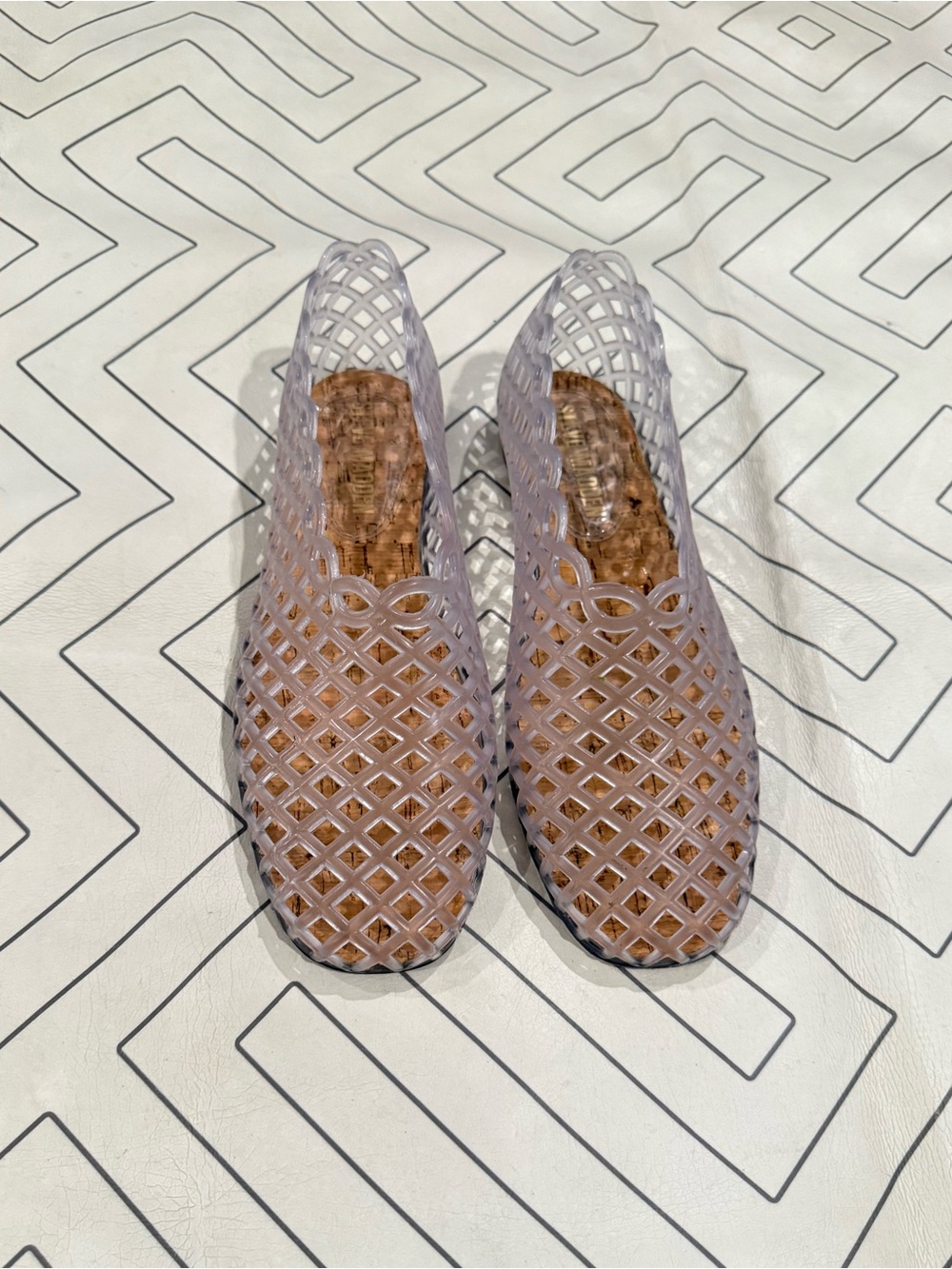 Steve Madden Grove Clear Jelly Flat